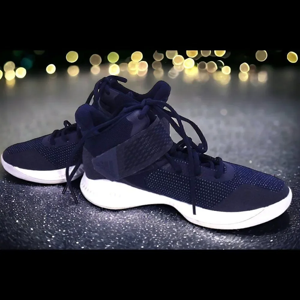 Adidas mens blue EXPLOSIVE Bounce Basketball sneakers Shoes
